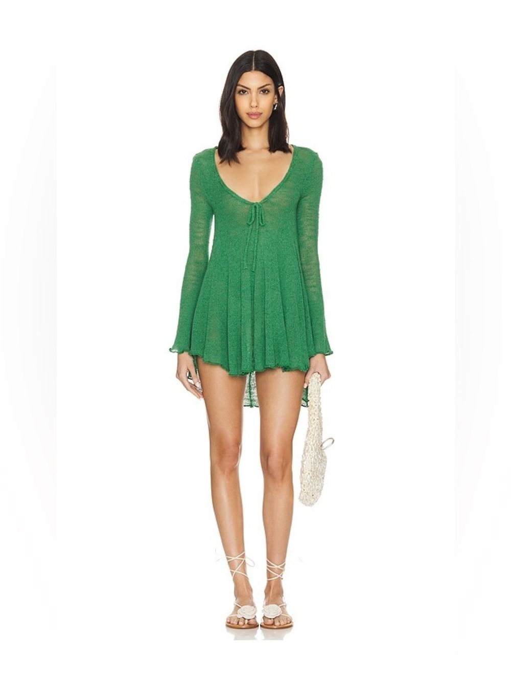 FREE PEOPLE Rolling Hills Long Sleeve Tunic Sweater M